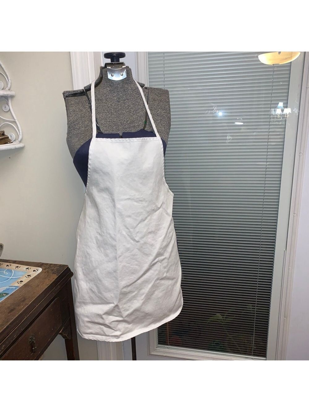 Unisex Innovo, Inc. White Cotton Kitchen Apron One Size